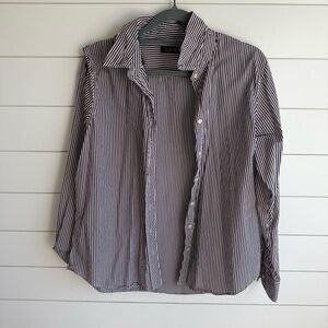 Lauren Ralph Lauren stripped button down- xl